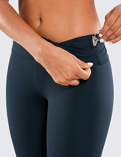 Miniatura 4 de CRZ YOGA - Leggings de yoga con longitud de 78 para mujer, sensación de desnudez, pantalones ajustados con cintura alta, entrepierna de 25 pulgadas