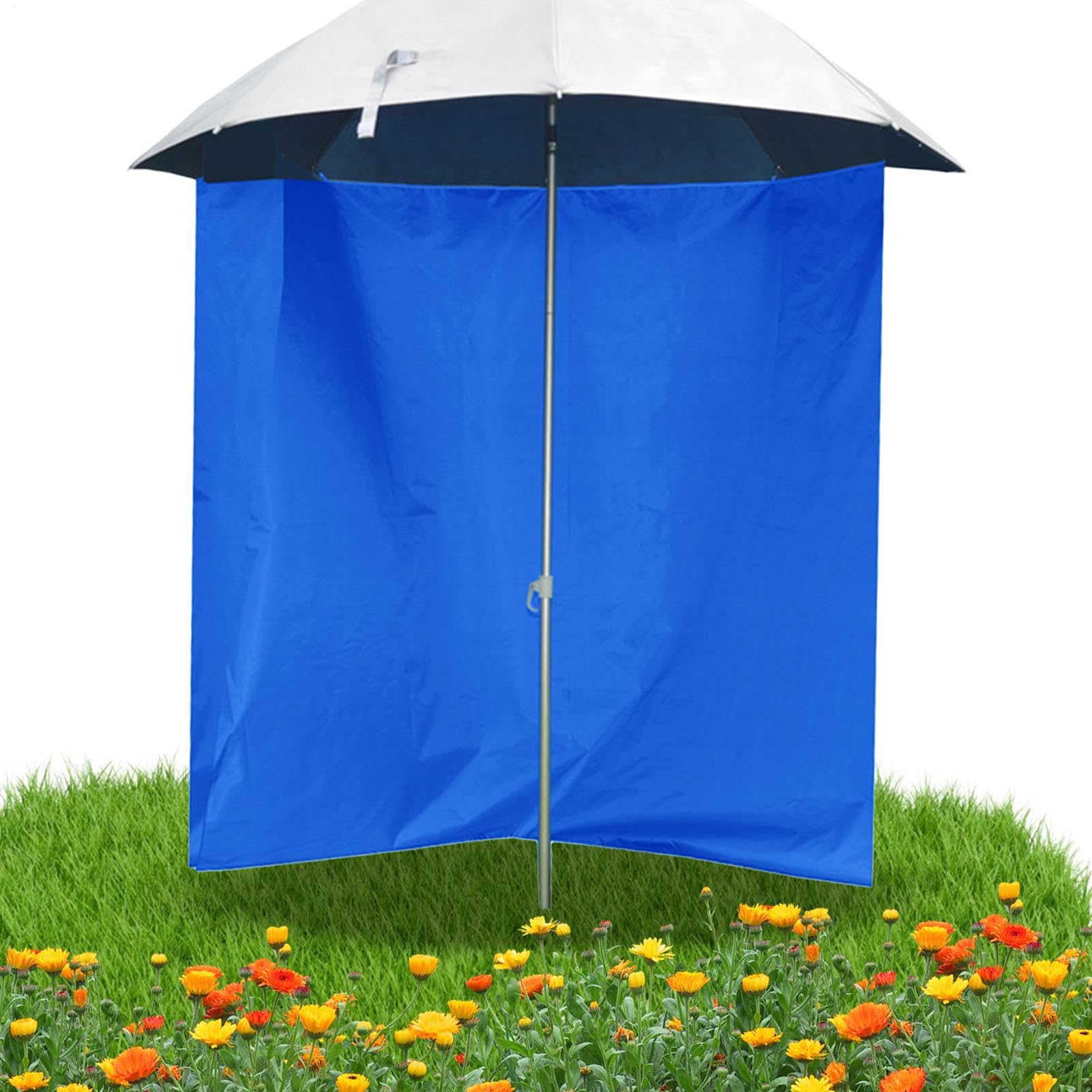 Umbrella Enclosure – Waterproof Parasol Surround | Oxford Wrap Panel, Arc Fit Surround Fabric, Privacy Blocking Screen, Sun Rain Wind Protection Layer for Outdoor Fishing Beach Yard Pool Setup