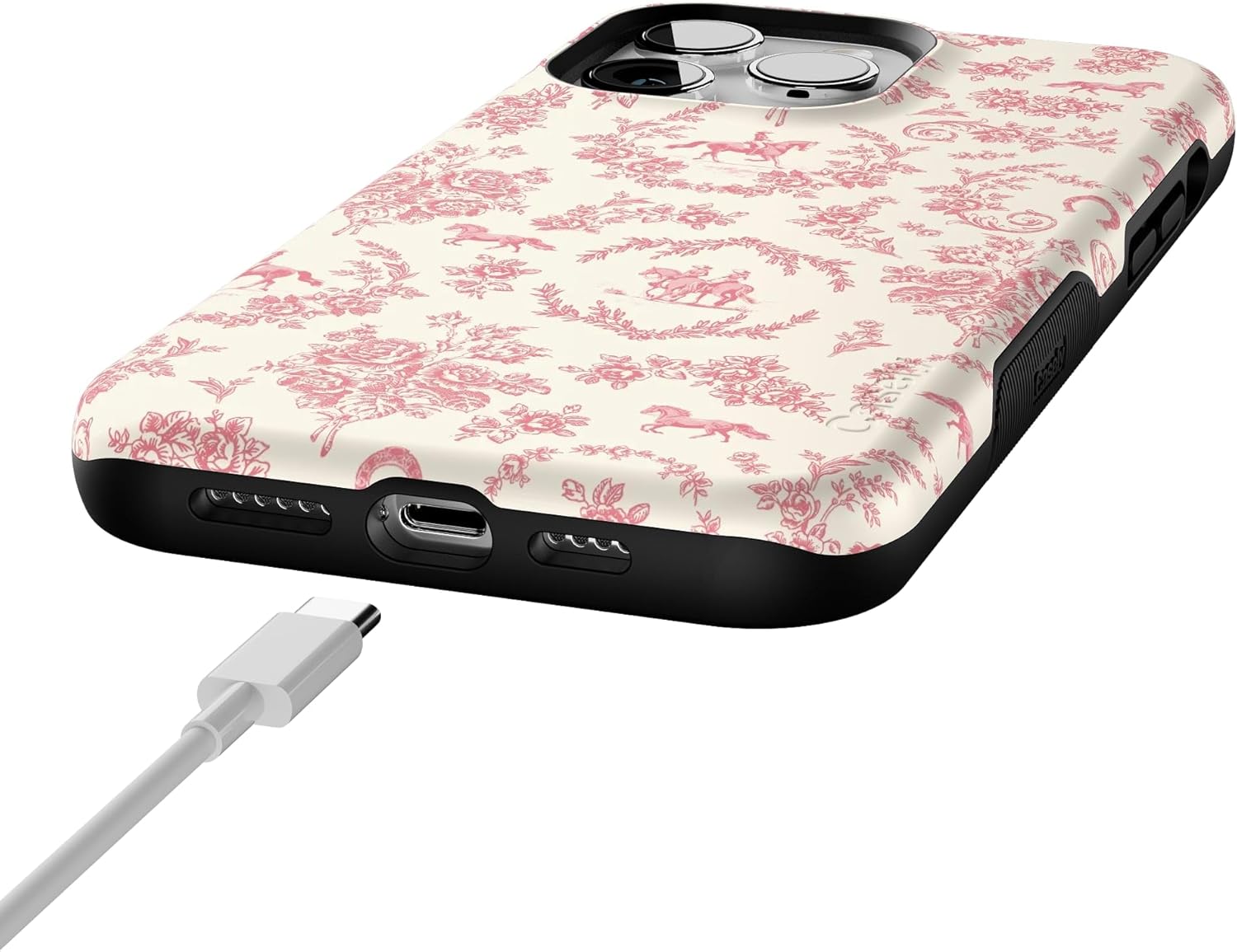 Casely iPhone 14 Pro Max Case | Western Bloom | Jenna Palek x Casely | Bold Protective Design | Compatible with MagSafe