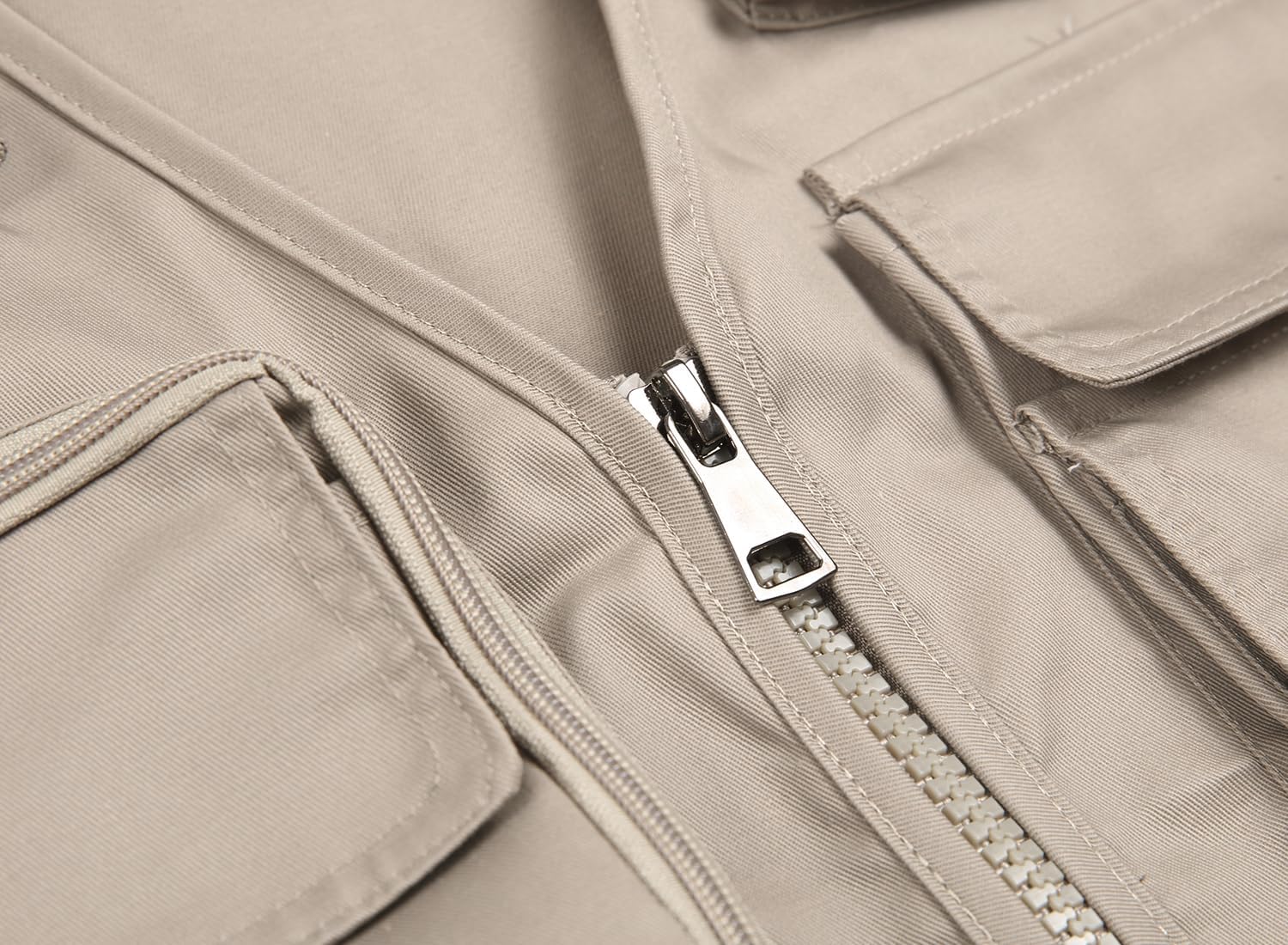 Men’s Fishing Vest Summer Outdoor Work Safari Travel Photo Vest with Multi Pockets - Image 2