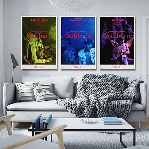 Miniatura 3 de Saltburn - Juego de 3 pósteres de película para habitación, póster estético de los años 90, arte de pared, decoración estética, pósteres de 12 x 18