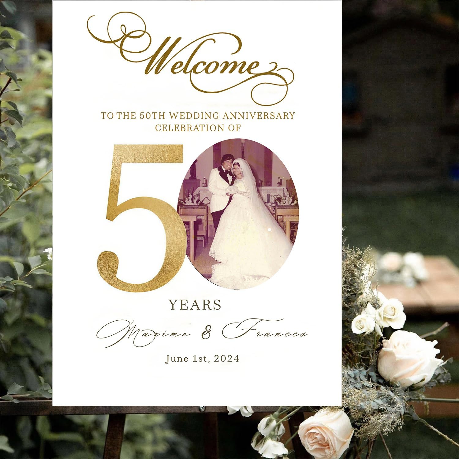 Amazon.com: HGLIU Photo Golden 50th Anniversary Poster, 50th Wedding Anniversary Decor, 50th Anniversary Decor, 50 Wedding Anniversary Decor, Anniversary Sign, 50th Anniversary Yard Signs, Multi Size, Version 4 : Home & Kitchen Amazon.com: HGLIU Photo Golden 50th Anniversary Poster, 50th Wedding Anniversary Decor, 50th Anniversary Decor, 50 Wedding Anniversary Decor, Anniversary Sign, 50th Anniversary Yard Signs, Multi Size, Version 4 : Home & Kitchen