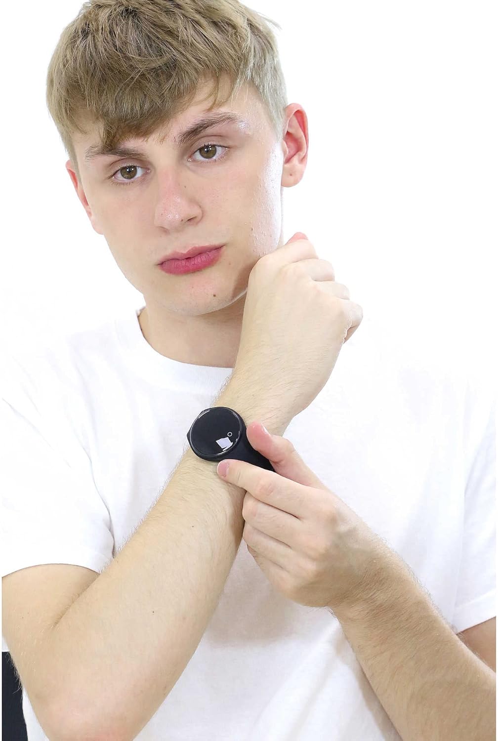 TECHMADE VD-TM-Freetime-BK Bracciale Fitness, Nero TECHMADE VD-TM-Freetime-BK Bracciale Fitness, Nero