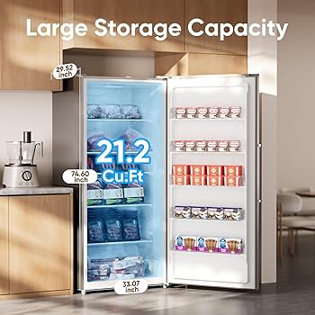 Amazon.com: Upstreman 21.2 Cu.Ft. Convertible Upright Freezer