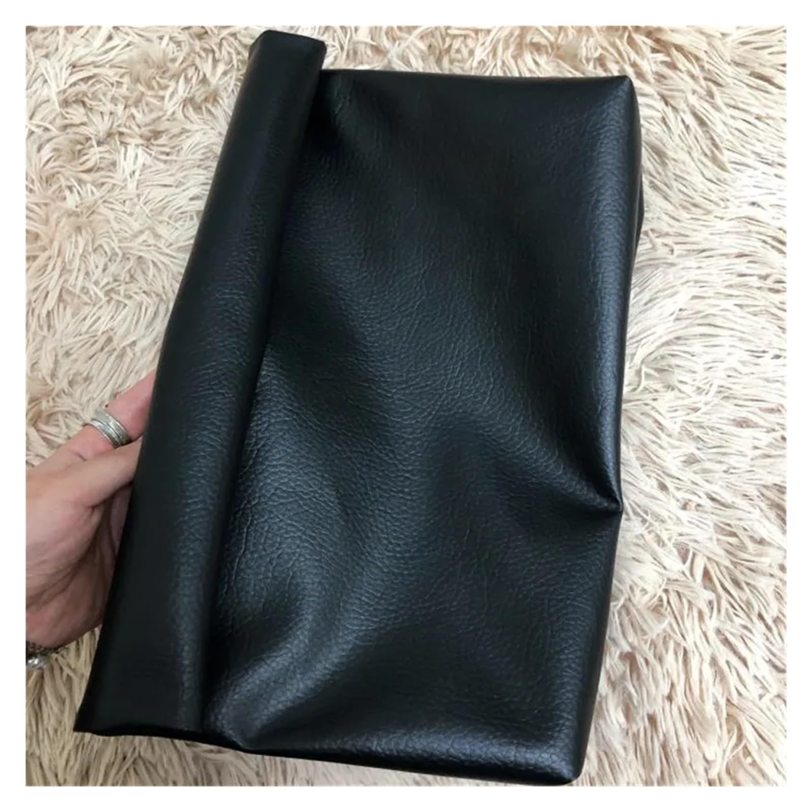 Borse Da Sera Da Donna Borsa a tracolla da donna in morbida pelle PU, borsa da sera da donna, borsa da festa alla moda, borsa a busta, grande capacità, pochette, borsa nera Adatta Per Feste, Cerimonie