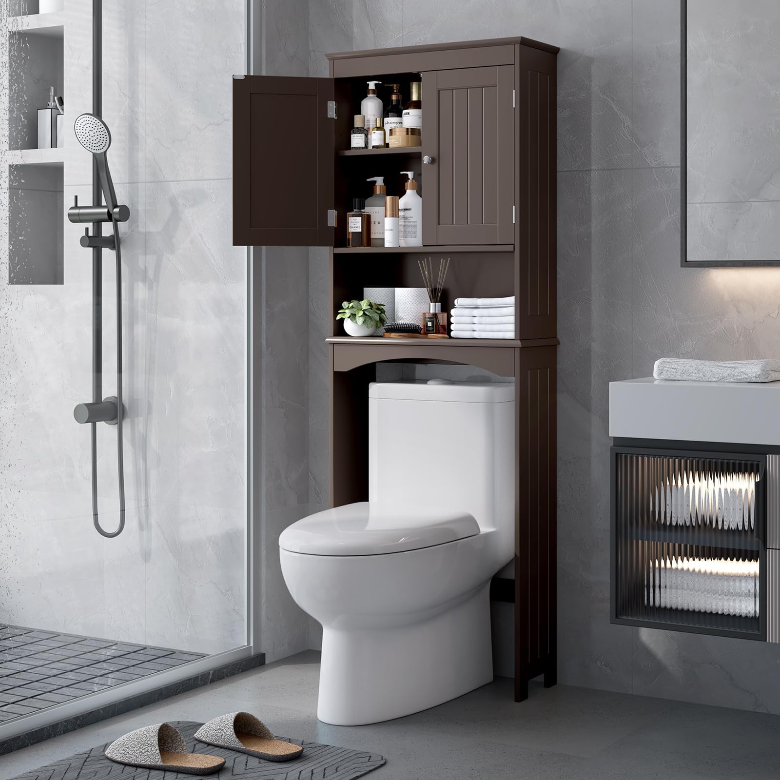 Meuble Étagères De Rangement Dessus Machine À Laver Detroit Design Industriel à Prix