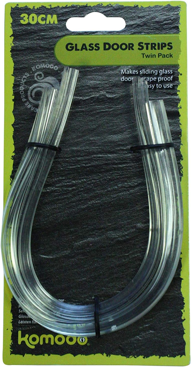 Komodo Glass Door Strip, 30 cm, Twin Pack