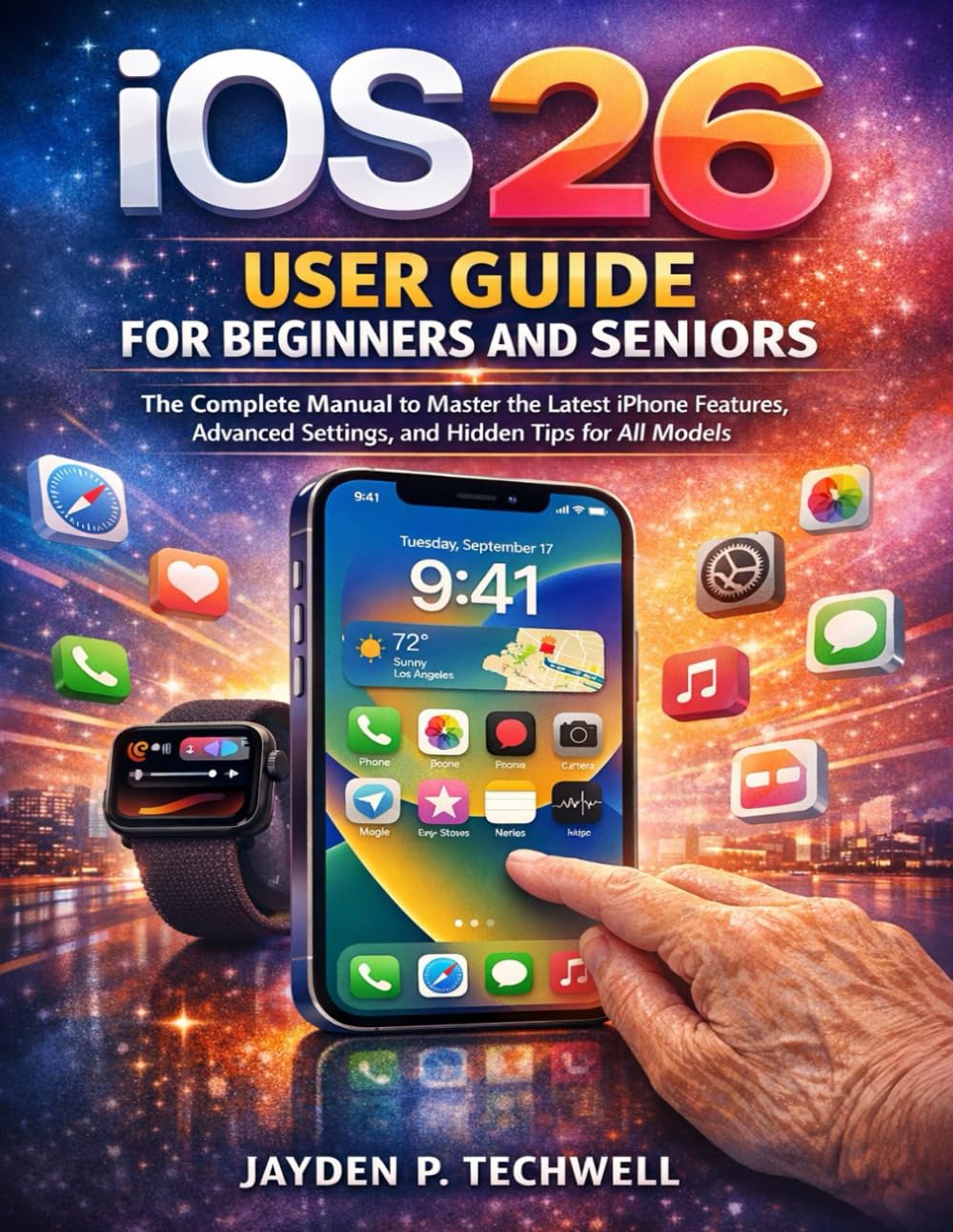 iOS 26 USER GUIDE FOR BEGINNERS AND SENIORS: The Complete Manual to Master the Latest iPhone Features, Advanced Settings, and Hidden Tips for All Models