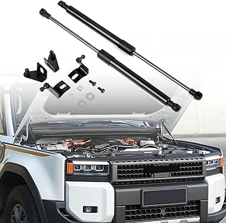 HIGH FLYING for Toyota Land Cruiser Prado LC250 Car Accessories Front Hood Lift Supports Gas Springs Struts Shocks Dampers Hydraulic Jack Stainless 1 Set (NOT Fit Premium Edition)