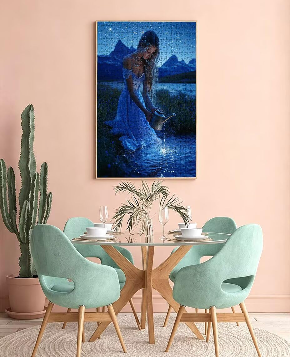 Puzzle 1000 Pezzi Stella Donna 3D Puzzle per Adulti Impegnativo, Educa Puzzles Artistico, Divertente E Stimolante Puzzles Decorativo per La Famiglia, Regalo e Decorazione Pareti BXHZW6-970