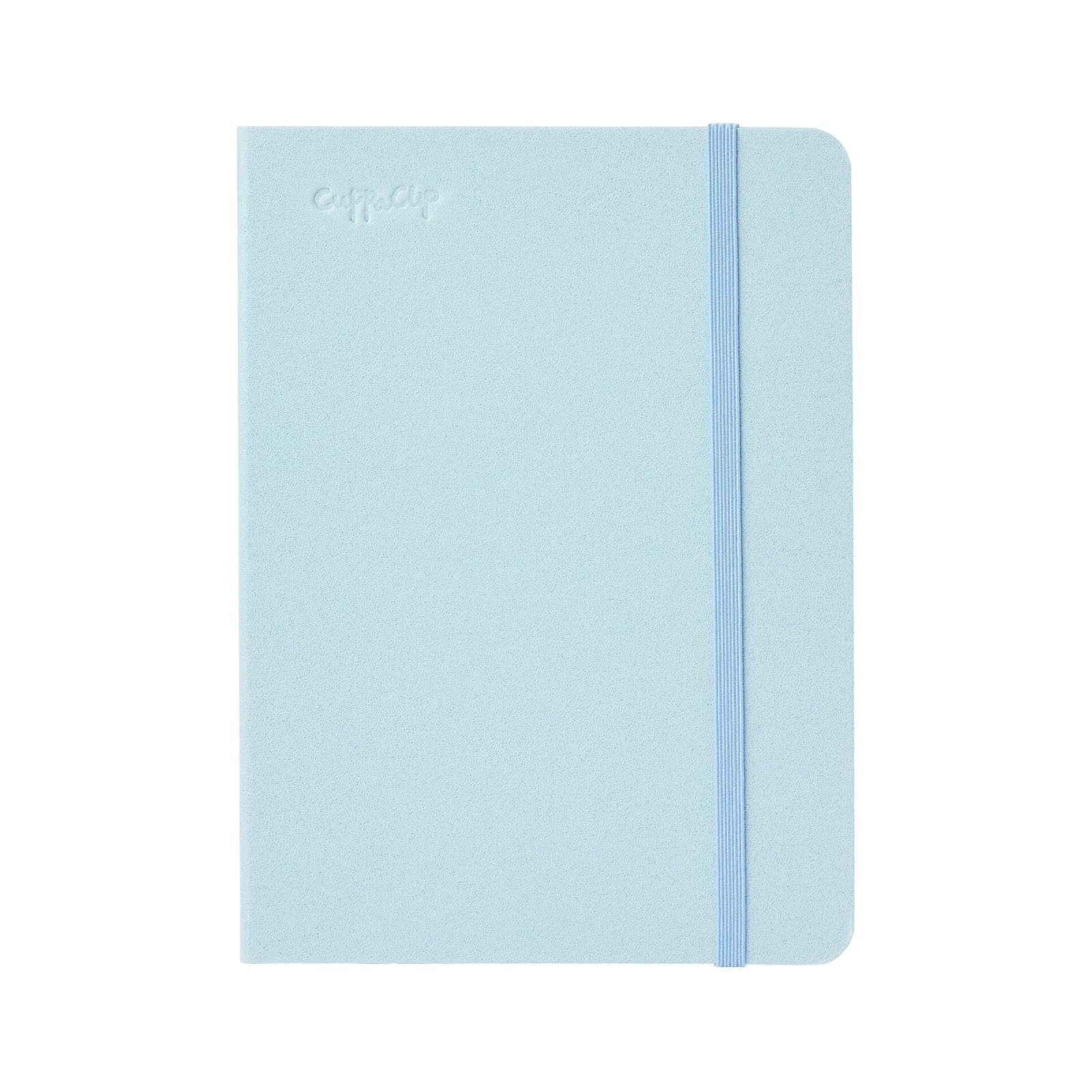 CuppaClip Akwarelowy dziennik 300 g/m² materiały plastyczne dla dorosłych i dzieci, podkładka akwarelowa, mokre media, malarstwo, papier celulozowy (niebieski, 13,5 x 18,3 cm)