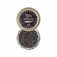 Vista 11 de Royal Amber Siberian Caviar - Huevas de esturión Baerii - Dinastía Cru (1 onza (0.99 oz))