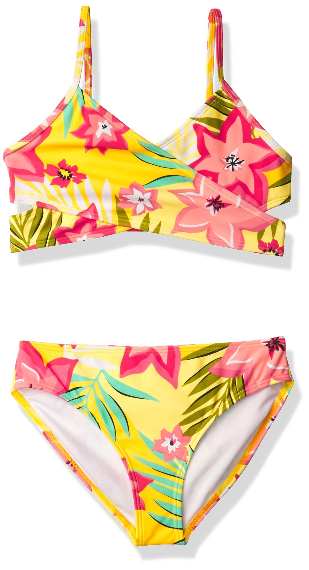 Kanu Surf Girls' Coral Reef Beach Sport Wrap Around Bikini 2-piece Swimsuit