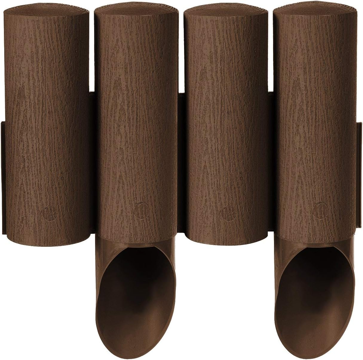 Cellfast Standard Garden Palisade Lawn Edge Palisade Bed Border (41,4m, Brown)