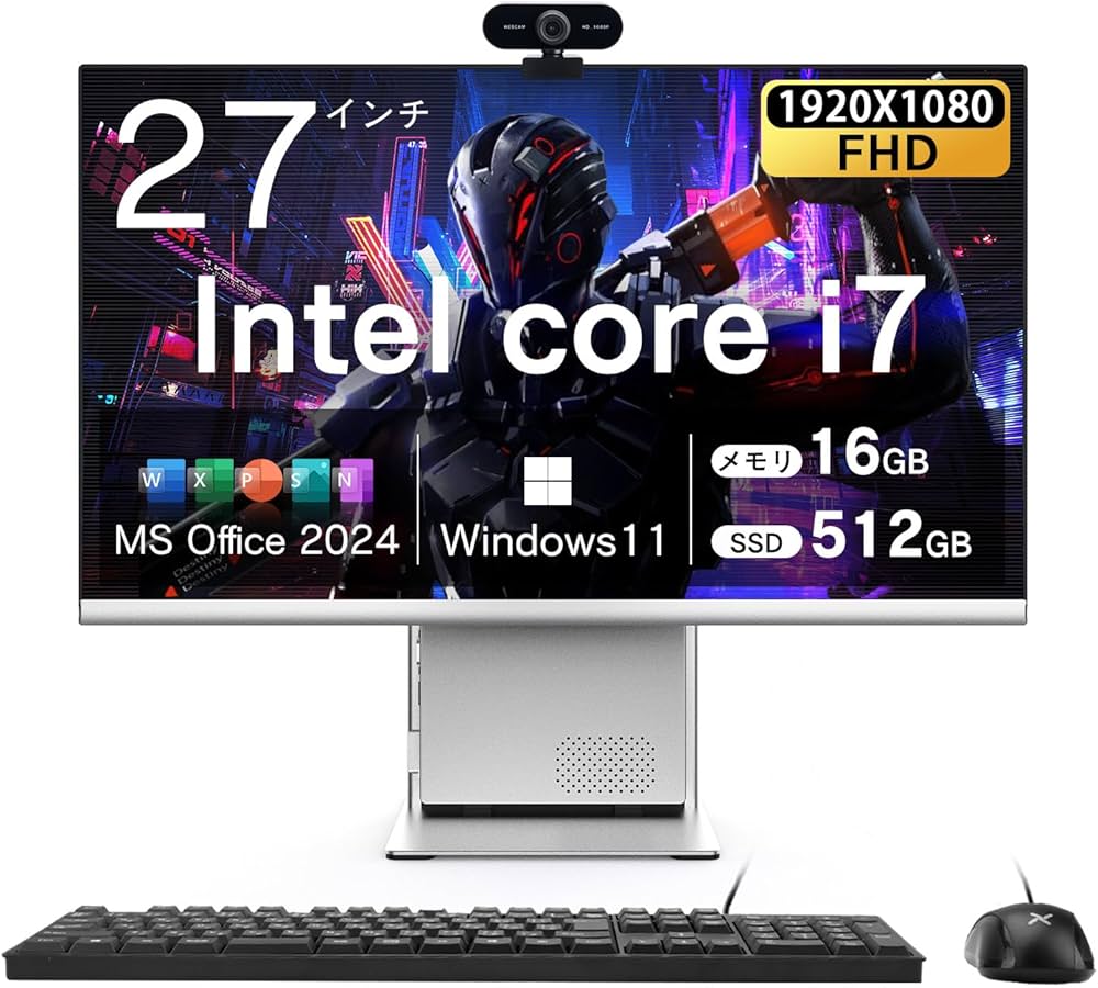 Amazon.co.jp: VETESA デスクトップパソコン Core i7 27インチIPS 高