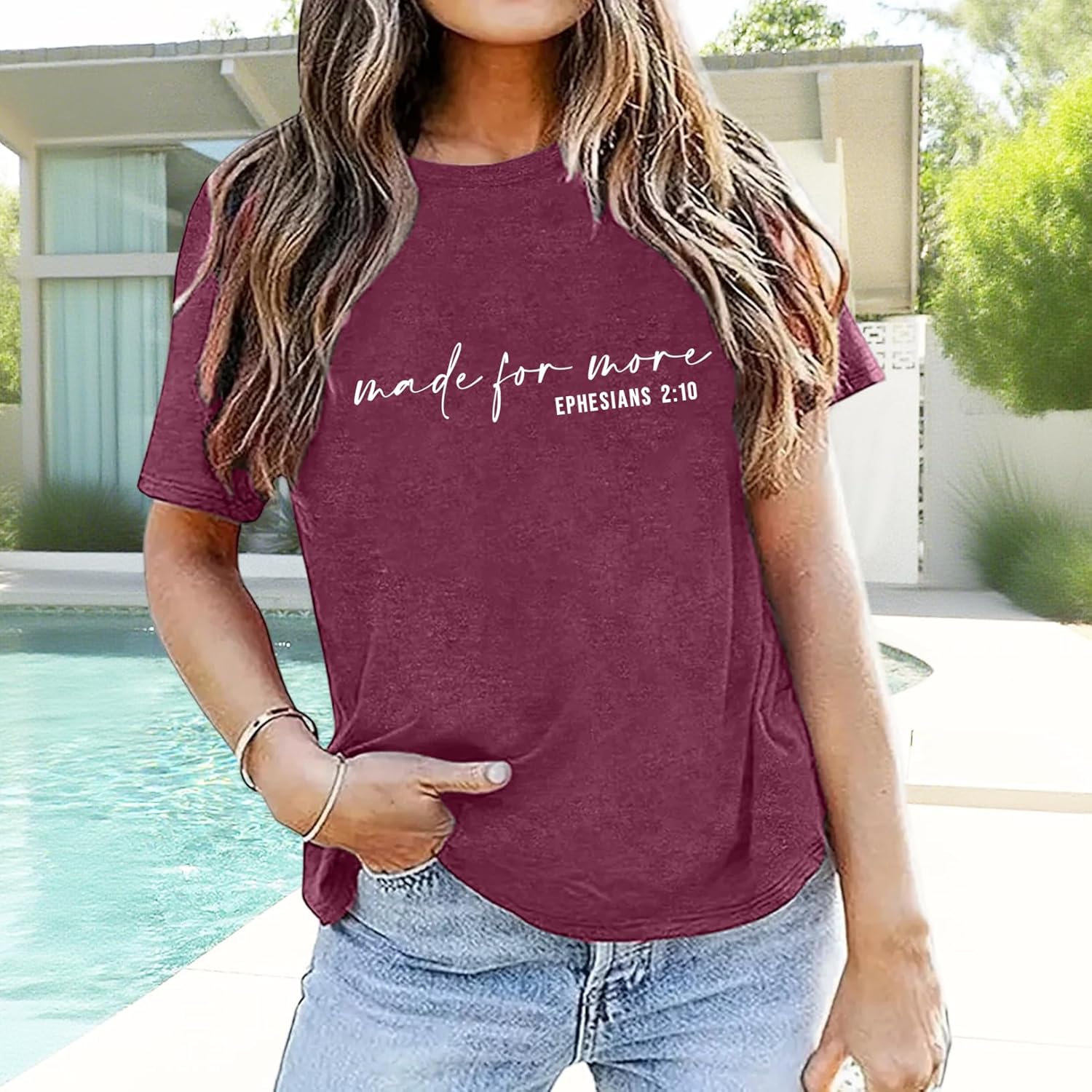 BLACKOO Women Graphic Tees Made for More Summer Tshirts - Image 2