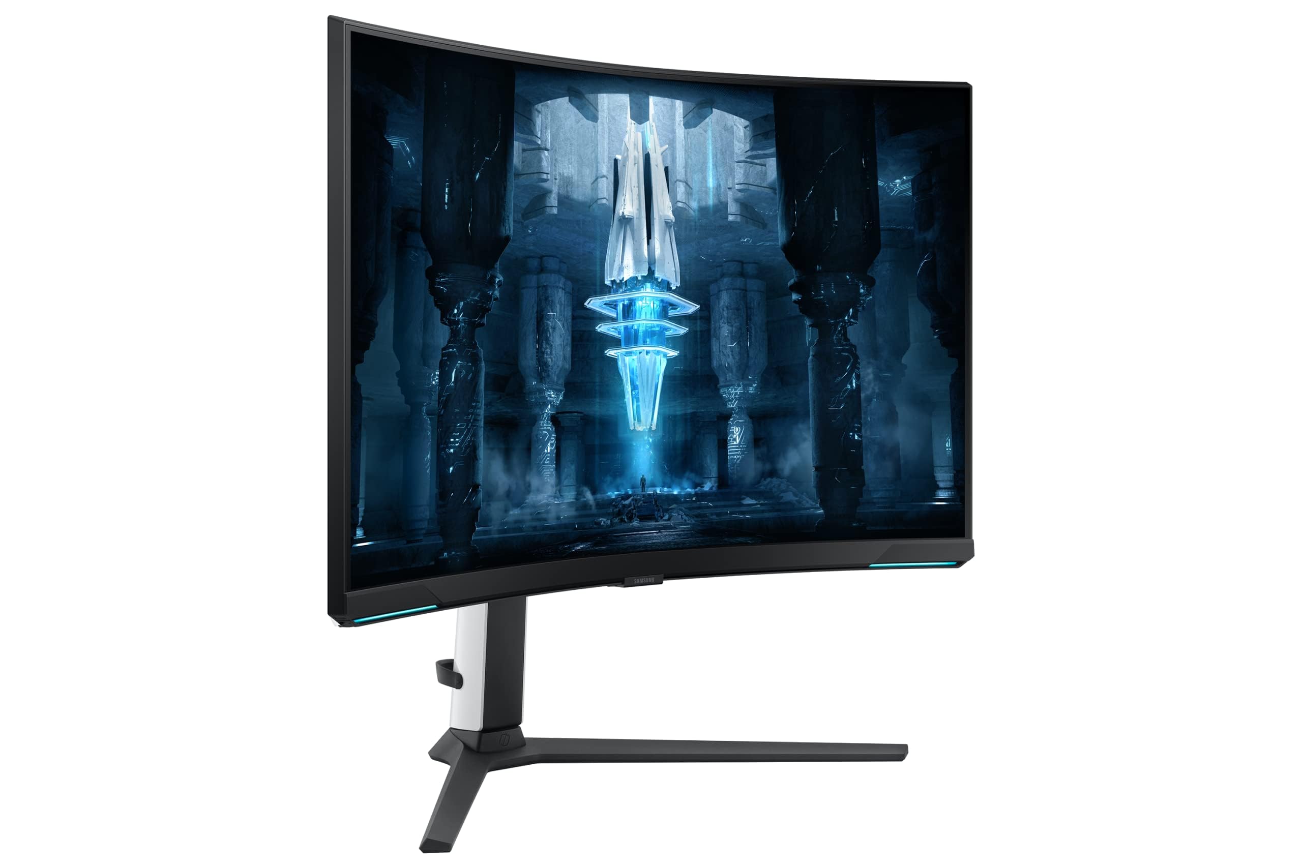 Samsung ODYSSEY Neo G8 32'' 240Hz -1ms, Dalle VA,Incurvé 1000R, Résolution UHD : 3840x2160, 1 000 000:1, HDR 2000, FreeSync Premium Pro, Pied Ajustable, HDMI, DisplayPort