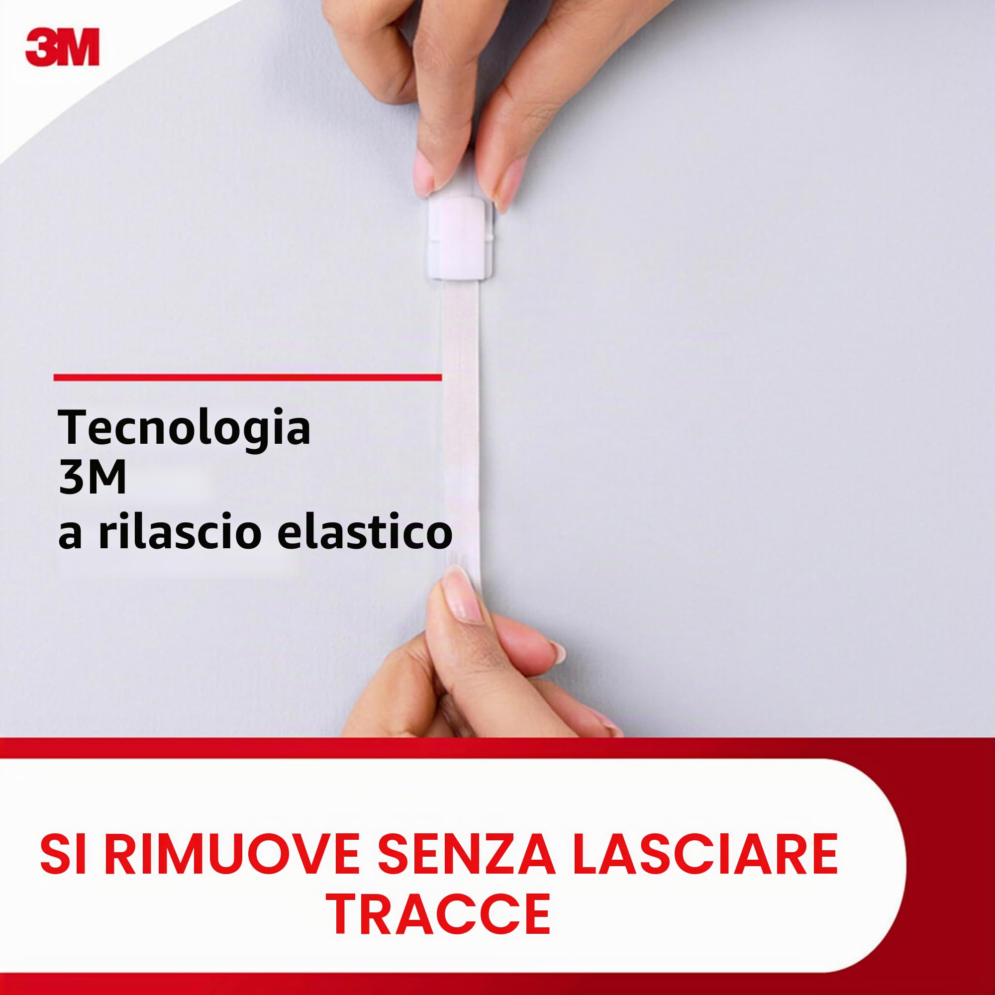 Command Grandi ganci da parete, senza danni, con strisce adesive, senza attrezzi, ganci da parete per appendere decorazioni natalizie, 7 ganci bianchi e 12 strisce