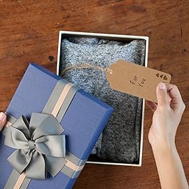 G2PLUS Kraft Paper Hollow Heart Gift Tags,100 PCS Brown Paper Heart Shape Blank Hang Tags with Twine for Party Favors, Baby Shower Favors, Wedding,Thanksgiving,Valentine\'s Day, and Crafts Decoration