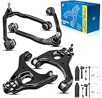 Vista 18 de PHILTOP Kit de suspensión ajustable de elevación de 1-6 pulgadas, 4 piezas de brazos de control superiores e inferiores delanteros compatibles