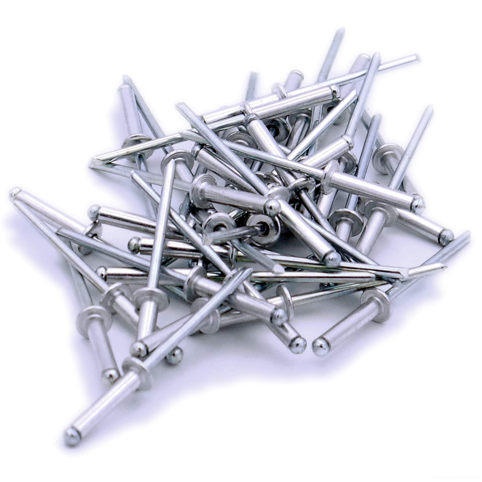 Singularity Supplies Silver M3 (3Mm X 14Mm) Dome Blind Rivet - Aluminium (Pack Of 40)