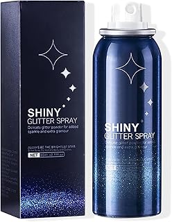 Body Glitter Spray for Hair and Body, Hairspray for Clothes, Long-Lasting Body Shimmer Spray Suitable for Stage, Festival Rave and Makeup Prom 2.11 Fl Oz - Buy now