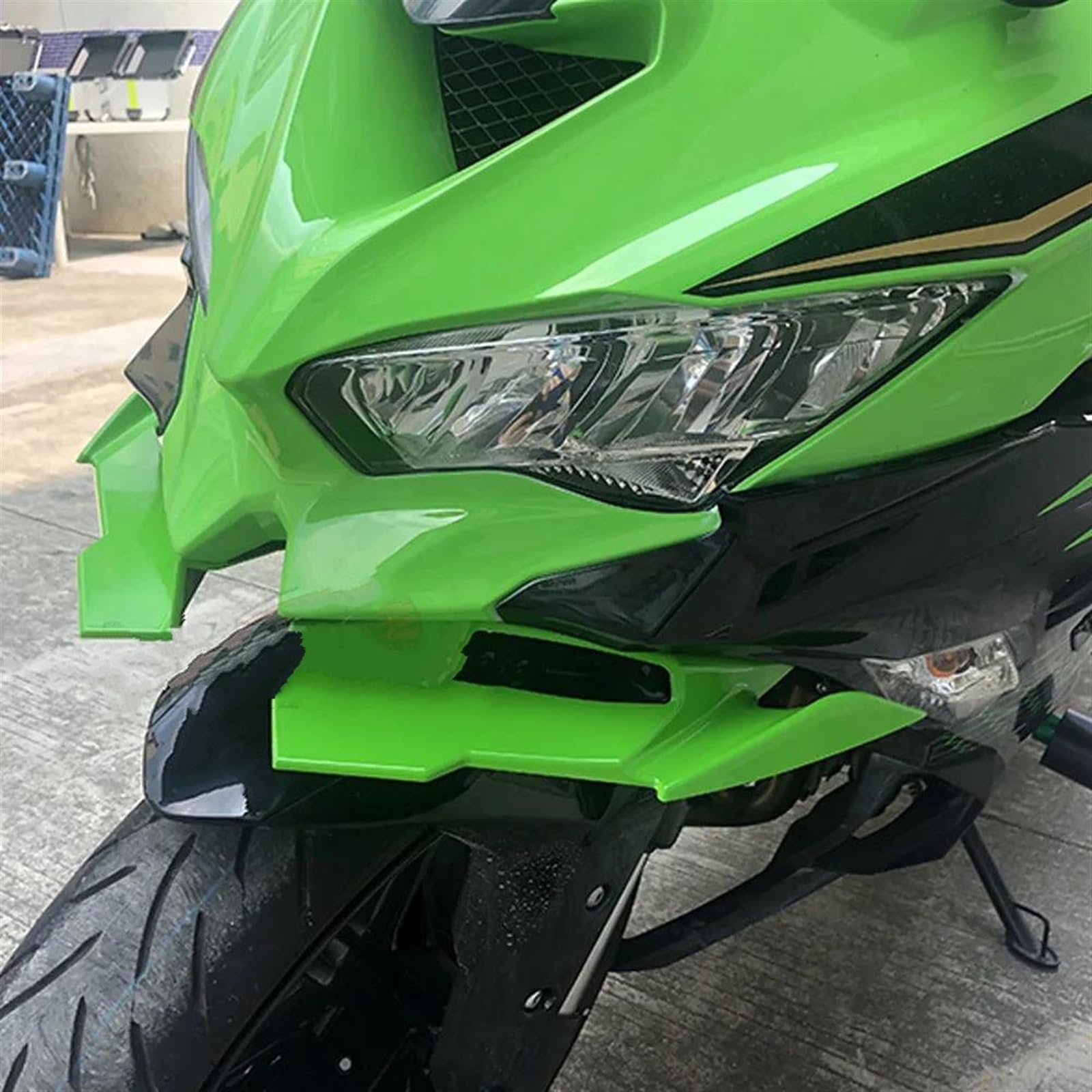 ウイングフォート Amazon | Puig Downforce スポイラー スポーツ カワサキ ZX-6R