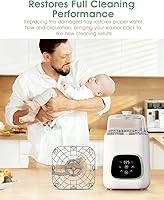 Vista 6 de Tiga Bandeja inferior de repuesto para lavadora de botellas Momcozy compatible con KleanPal Pro – Parte de repuesto de bandeja base duradera