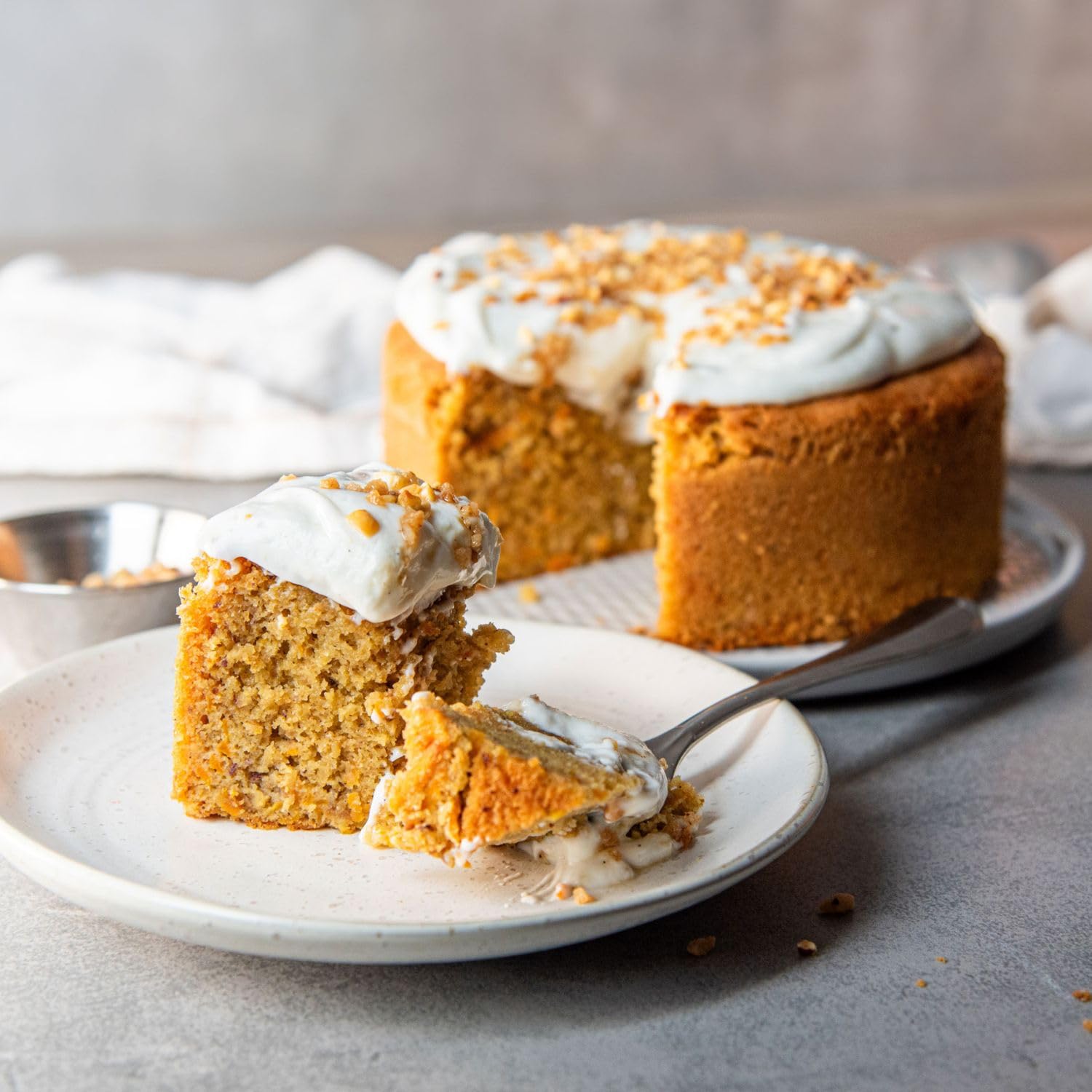 STEINER's Low Carb Nusskuchen Backmischung | 74% weniger Kohlenhydrate & 92% weniger Zucker | Nur 1,8g Netto-Carbs pro 100g | Glutenfrei | Für ketogene Ernährung geeignet | 3x 240g Packung