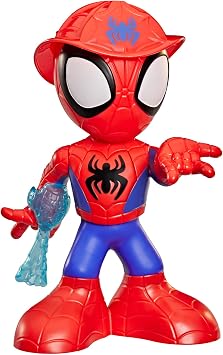 Marvel Spidey and his Amazing Friends Dance N Rescue Spidey, 10-inch Electronic Toy with Sounds and Phrases, 2 Songs, Super Hero Toys, Ages 3+