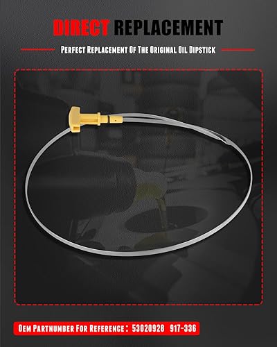 Miniatura 450 de CCIYU L3G6-10-450F - Varilla de aceite de motor de repuesto para Mazda 3 2012-2015 para Mazda 5 2011-2013 para Mazda 6 2010-2012 para Mazda CX-7 Dip