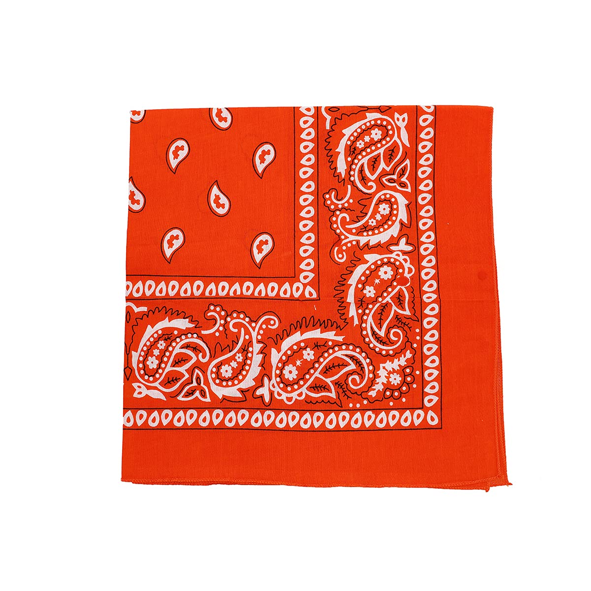 Motique Accessories Extra Large Paisley Bandana 27x27 Inch