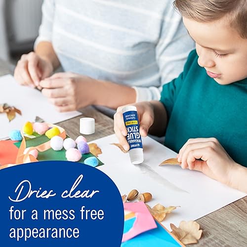 Miniatura 4 de Barras de pegamento para niños, barras de pegamento blancas a granel para el aula, 12 unidades, 1.3 onzas, lavables para todo propósito, para niños