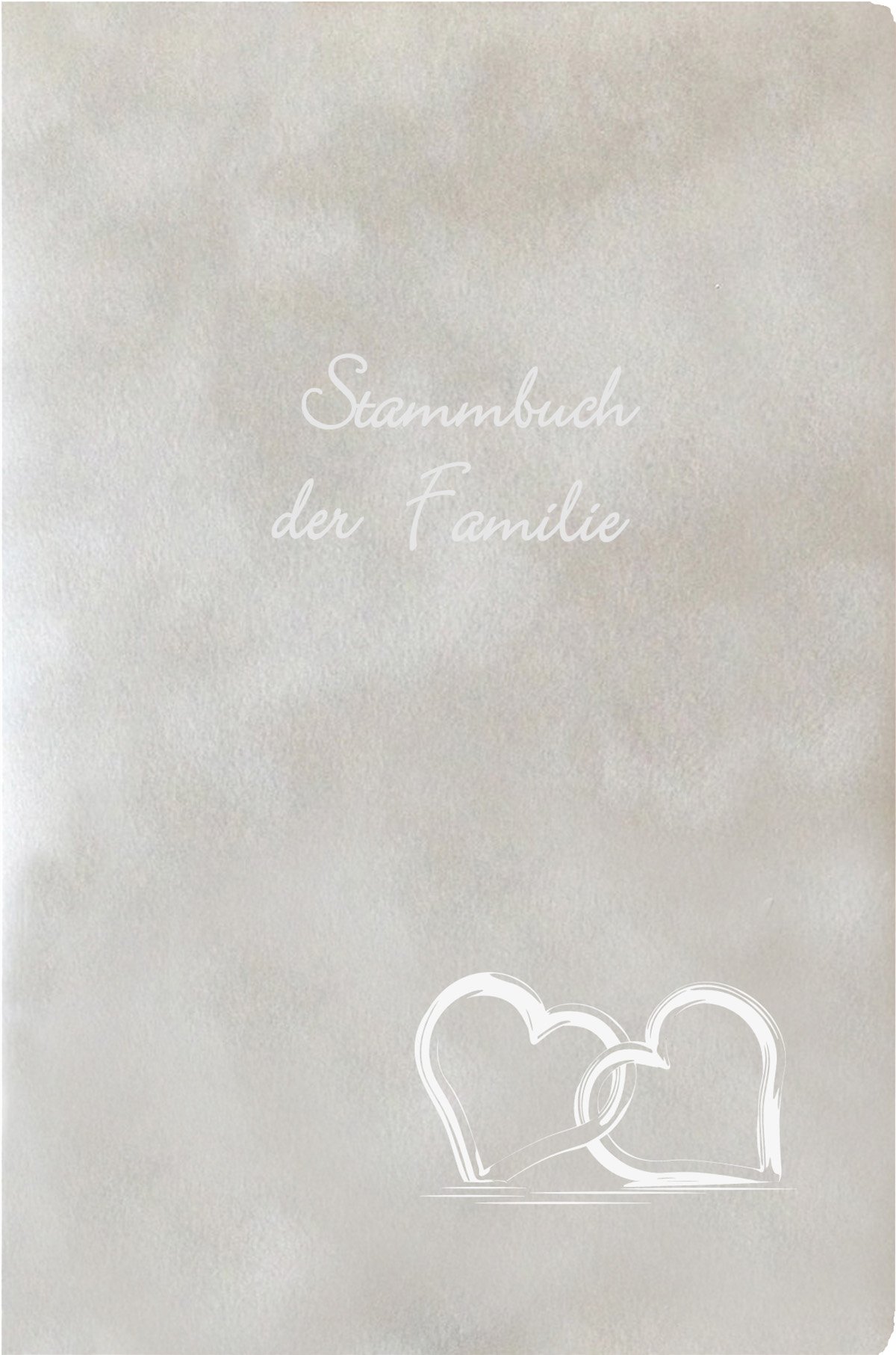 Tronc livre Magrit gris velours argent A5 parfait pour votre table d'urne
