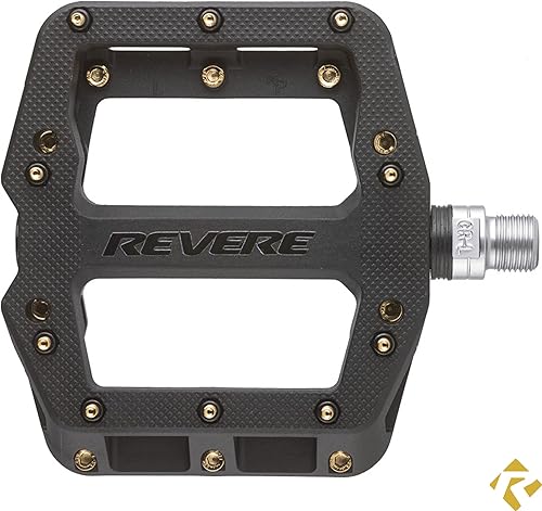 Miniatura 8 de Revere Pro Grip MTB Pedales de bicicleta de montaña antideslizantes y ligeros de fibra de nailon para bicicleta BMX MTB 916"