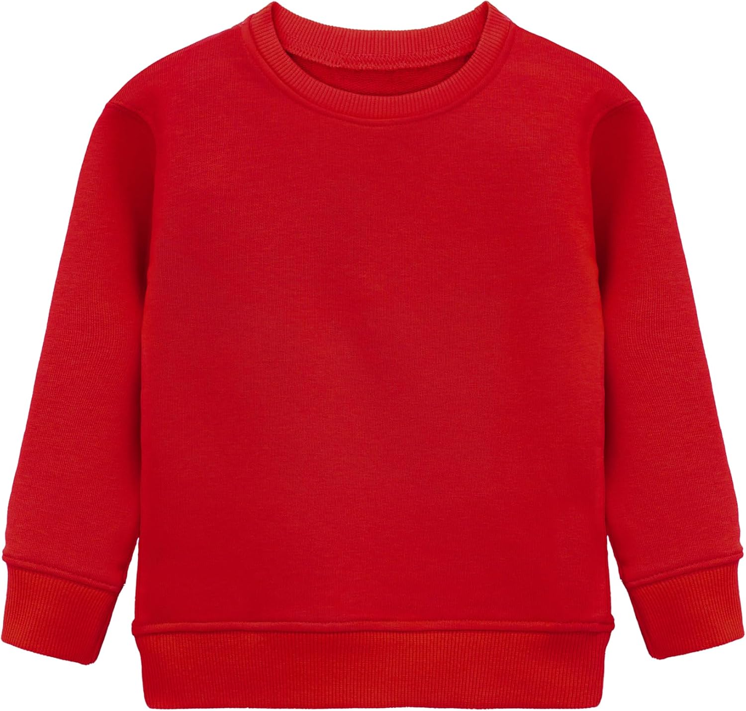 Lilax Boys Basic Crewneck Long Sleeve Pullover Cotton Kids Sweatshirt