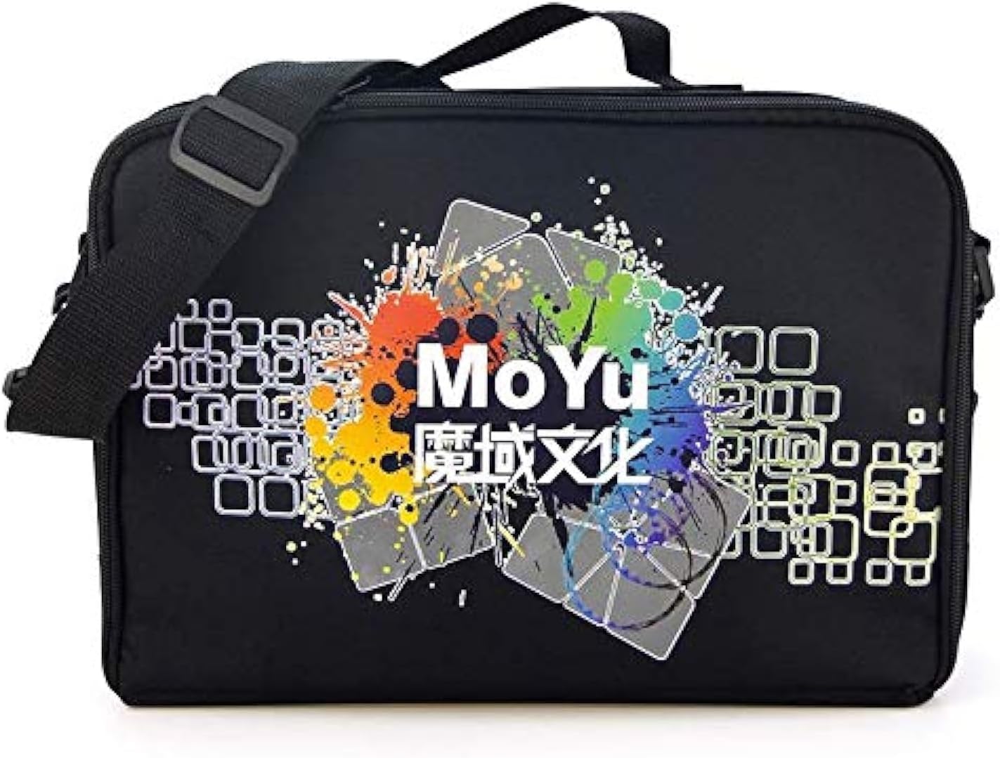 Cube Bag 36x25x7.5cm size Black Shoulder Hand Bag For All Layer Puzzle Cube
