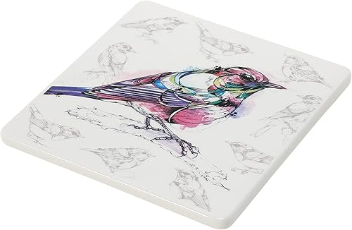 Miniatura 3 de Enesco Abby Diamond Izzy and Oliver - Salvamanteles para pájaros de 6 pulgadas, multicolor