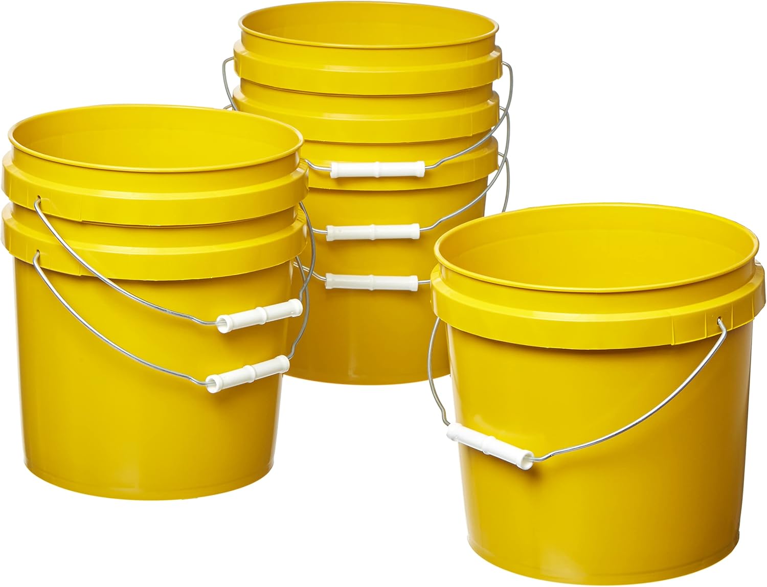 Consolidated Plastics 2 Gallon Food Grade Buckets, BPA Free