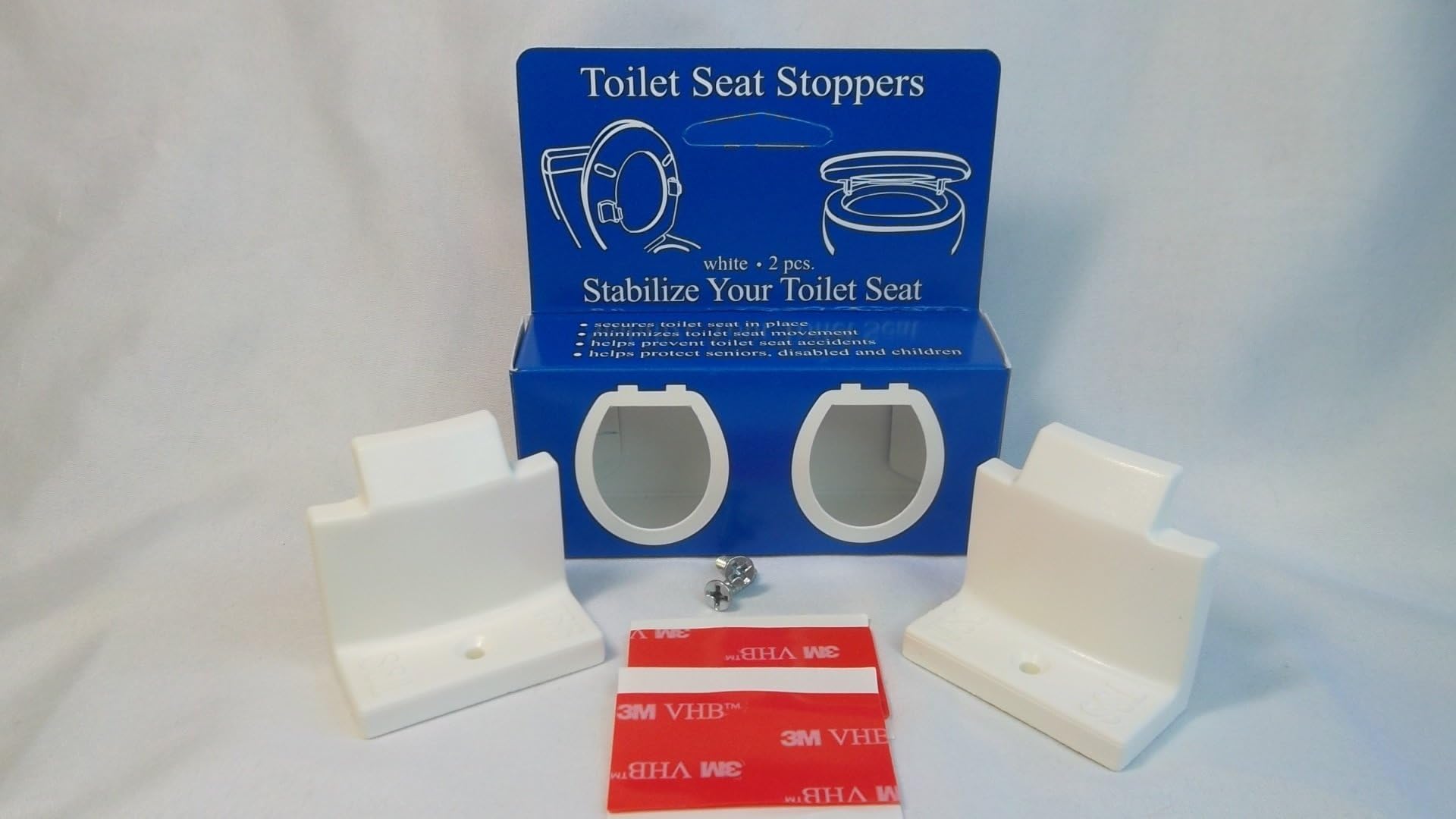 Toilet Seat Stoppers-Toilet Seat Stabilizers-Sturdy Commercial Grade