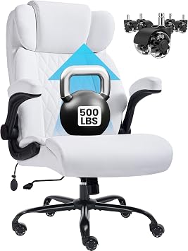20% off: 500lbs Big and Tall Office Chair Adjustable Lumbar Support for Back Pain, Extra Wide Seat …