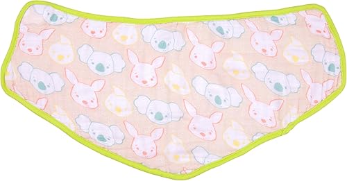 Miniatura 3 de Playgro Fauna Friends - Juego de baberos y paños para eructos 2 en 1  Juego de paños reversibles para eructos para comidas sin desorden  Estos paños