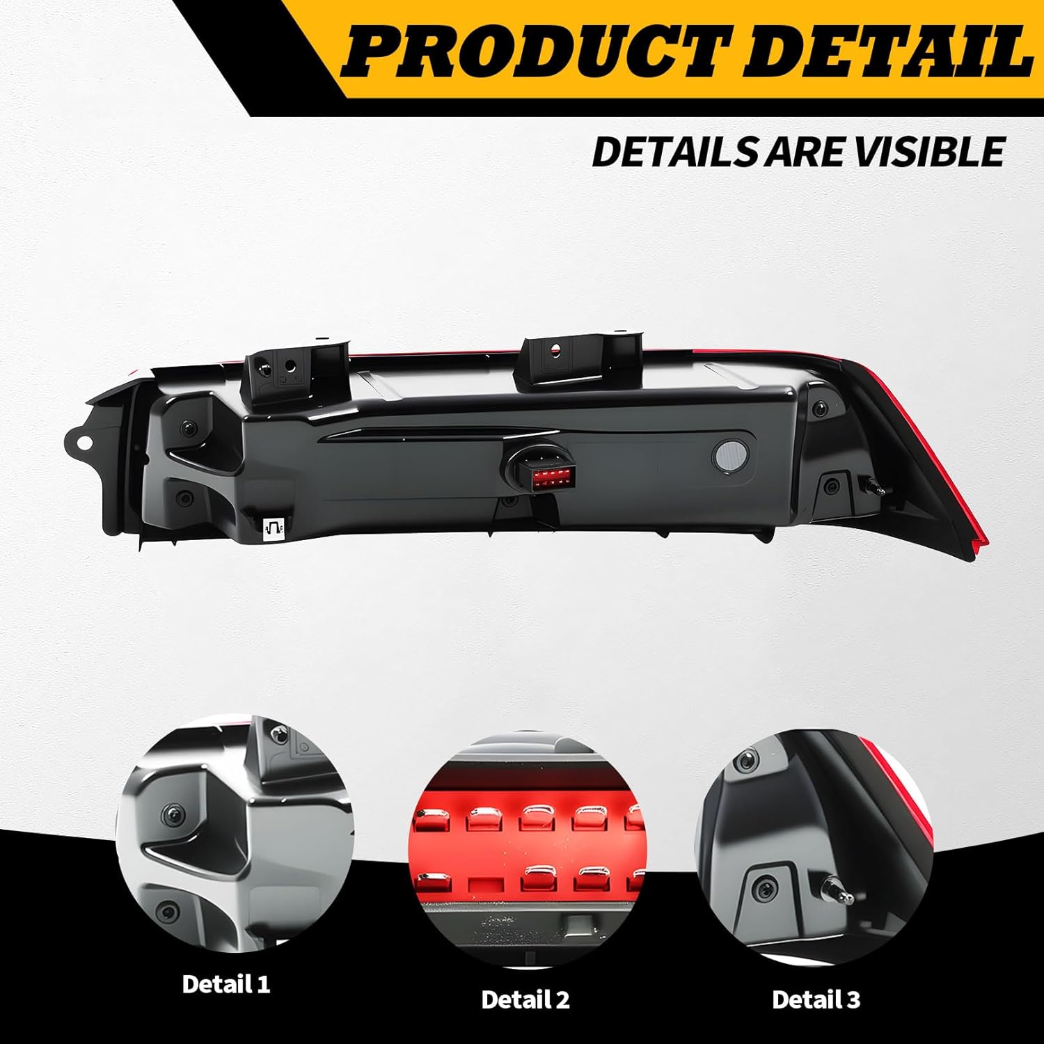 Left Tail Light Assembly Compatible with Camaro ZL1 2014 2015 Rear Brake Light Taillamp GM2800266 (Left)