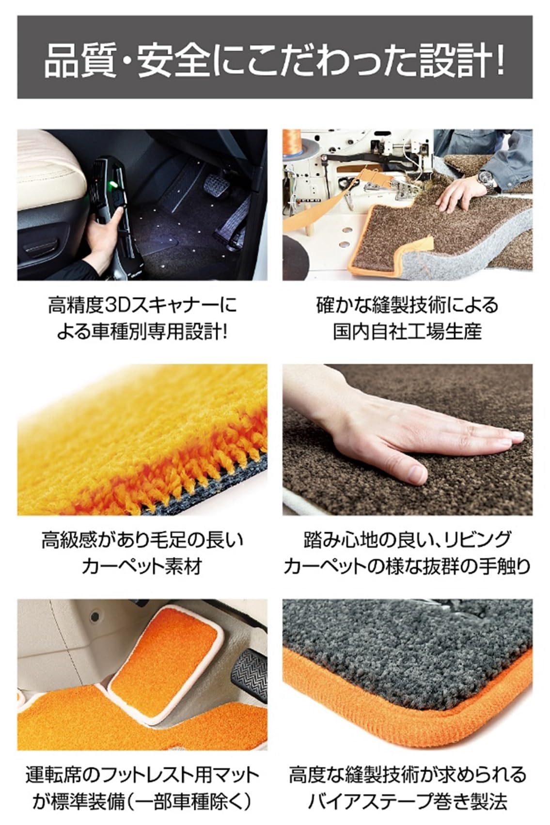 Amazon.co.jp: クラッツィオ(Clazzio) ラゲッジマット カーペット素材