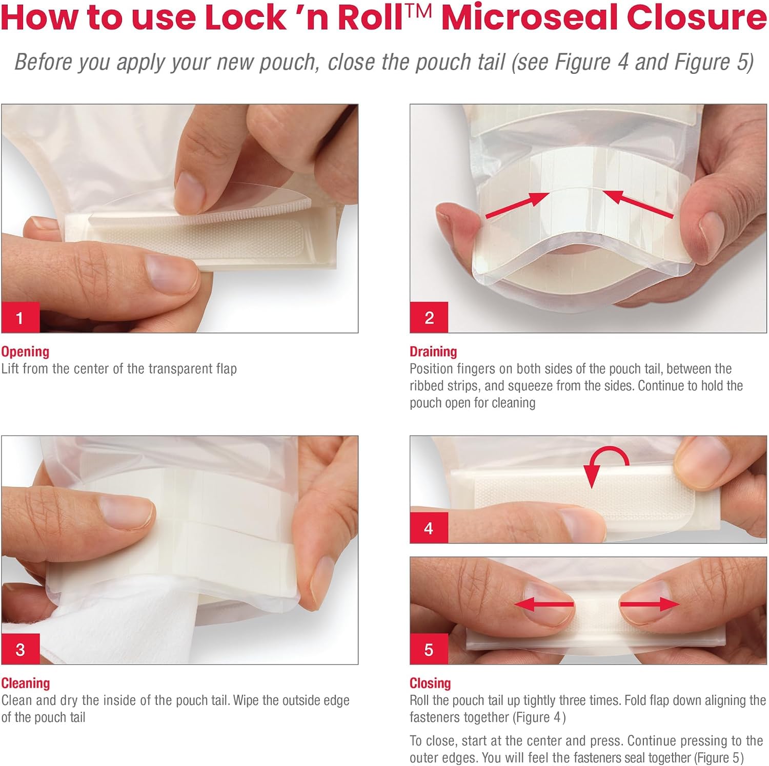Hollister 8954 CeraPlus Soft Convex 1-Piece 12” Drainable Ostomy Pouching System, 5 Pack, Cut-to-Fit Up to 1”