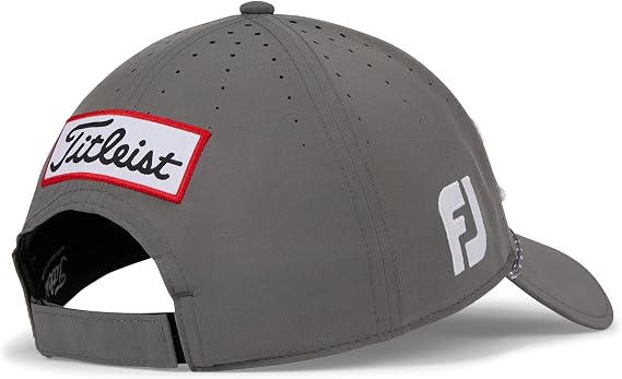 Titleist Tour Breezer Hat (Charcoal/White, Adjustable) Golf Cap 2023
