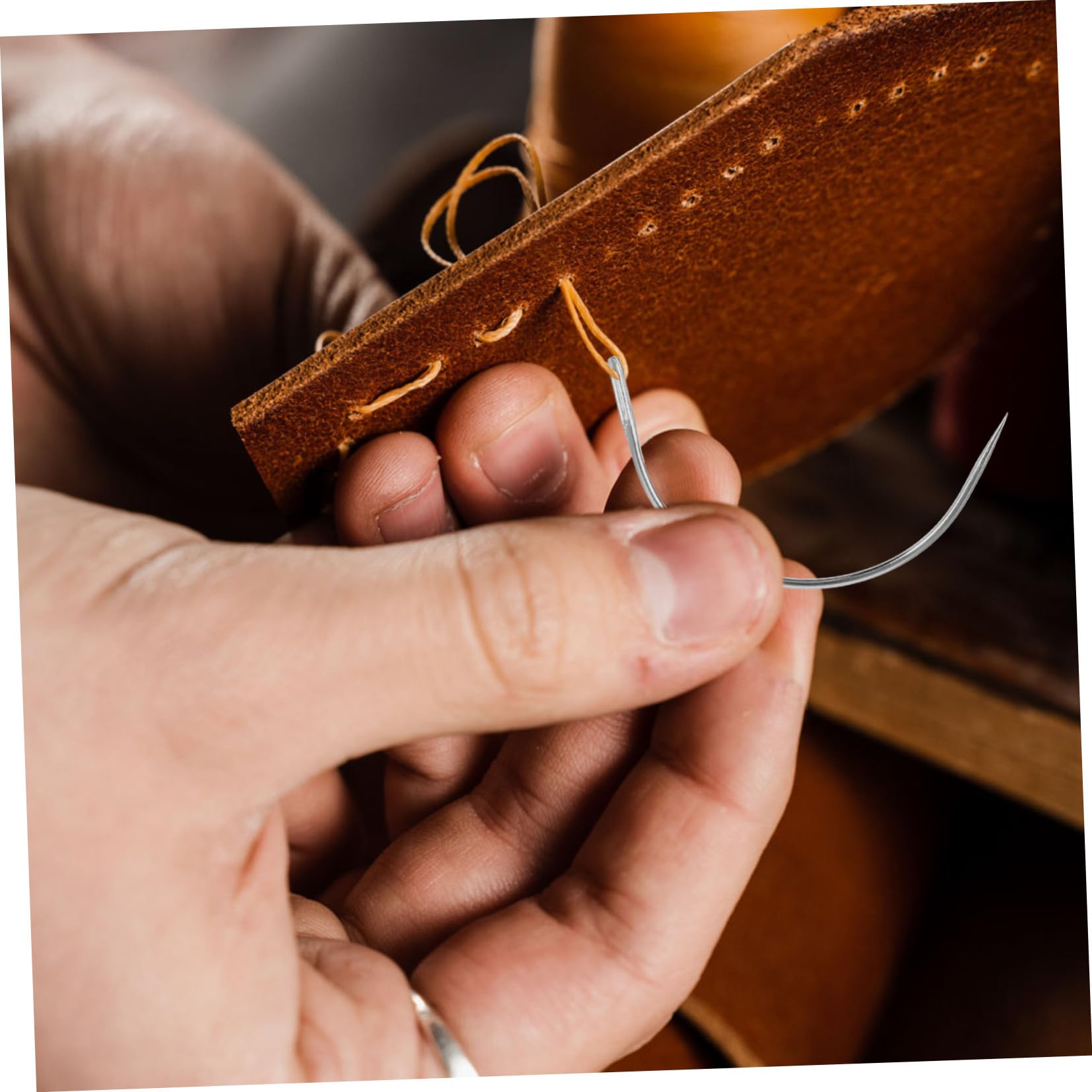 SEWACC Looper Set 40pcs Big Eye Curved Needles c Weaving Needles for Yarn Ideal for Sewing Embroidery