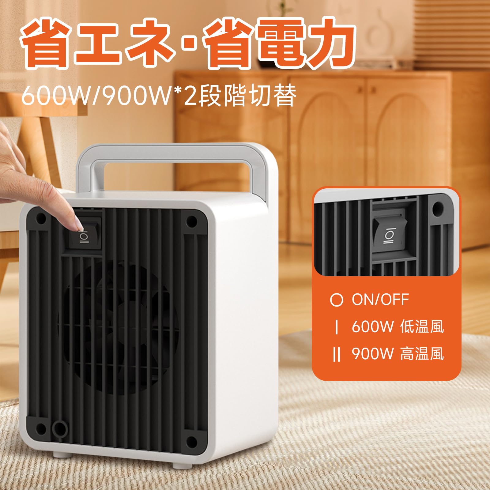 ファンヒーター ⭐新品未使用⭐最安値で出します Amazon | 【Ymafly】 セラミックヒーター 小型 電気ファンヒーター