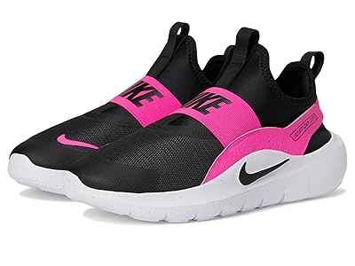 Nike Kids Flex Runner 4 (Big Kid) Kids Shoes Laser Fuchsia/Black/White : 4.5 Big Kid M, Textile