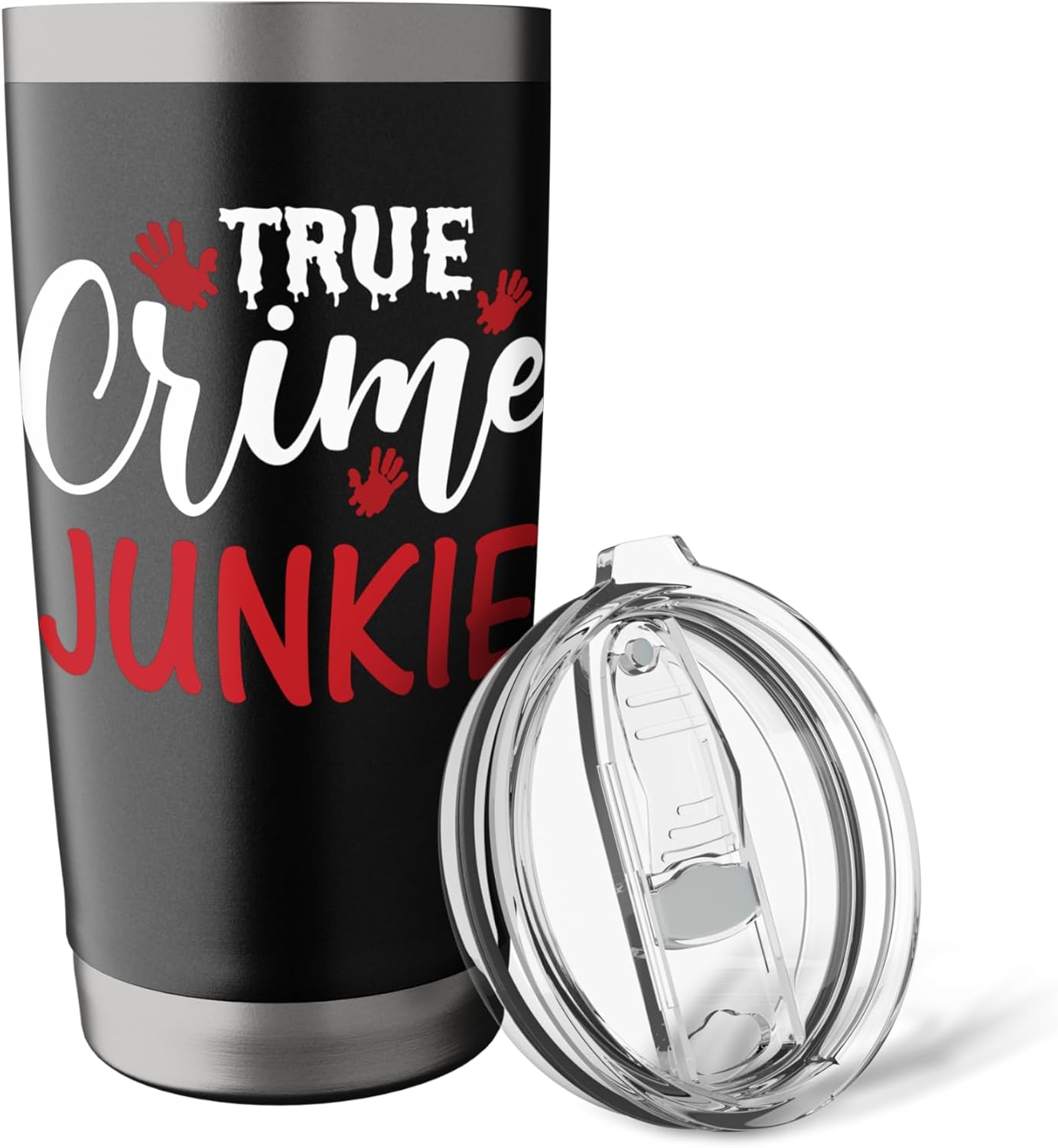 True Crime Junkie Stainless Steel Insulated Tumbler - Image 5
